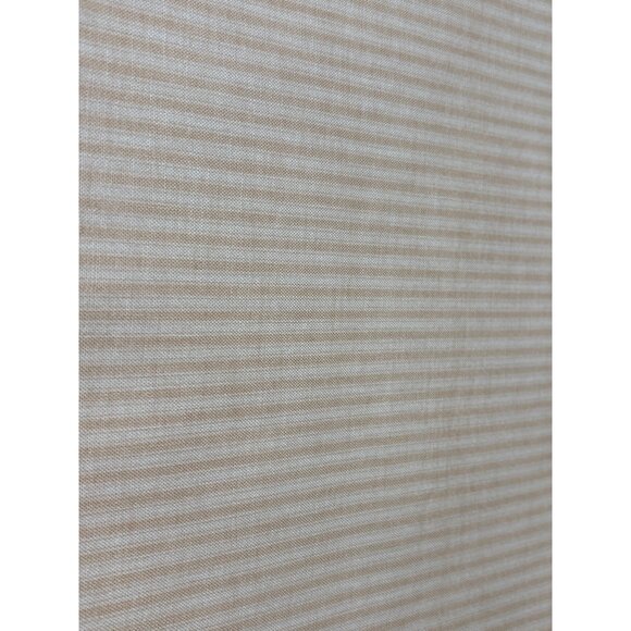 Simply Basic Beige Striped Cotton Fabric 1/2 yard Sewing Quilting Crafting Suppl - Picture 1 of 4